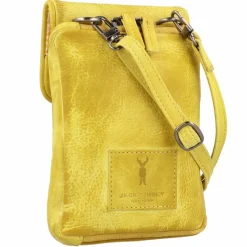 Jack Kinsky Handytaschen<Nassau Handytasche RFID Leder 9,5 cm gelb
