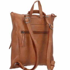Hot Jack Kinsky Nelson 4 City Rucksack Leder 32 cm cognac