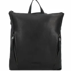 Jack Kinsky Lederrucksäcke|City Rucksäcke<Nelson 4 City Rucksack Leder 32 cm schwarz