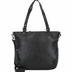 Discount Jack Kinsky Nelson 3 Schultertasche Leder 26 cm schwarz