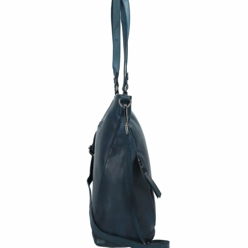 Jack Kinsky Schultertaschen<Nelson 6 Schultertasche Leder 41 cm marine
