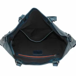 Jack Kinsky Schultertaschen<Nelson 6 Schultertasche Leder 41 cm marine