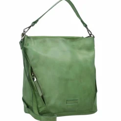 Clearance Jack Kinsky Nelson 5 Schultertasche Leder 35 cm grün