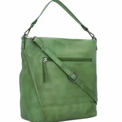 Clearance Jack Kinsky Nelson 5 Schultertasche Leder 35 cm grün