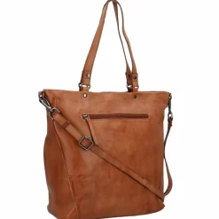 Best Jack Kinsky Nelson 6 Schultertasche Leder 41 cm cognac