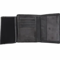 Outlet Jack Kinsky Nelson Geldbörse RFID Leder 10 cm anthrazit