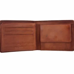 New Jack Kinsky Nelson Geldbörse RFID Leder 13 cm cognac