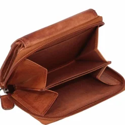 Jack Kinsky Herrengeldbörsen Querformat<Nelson Geldbörse RFID Leder 12,5 cm cognac