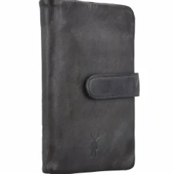 Outlet Jack Kinsky Nelson Geldbörse RFID Leder 9,5 cm anthrazit