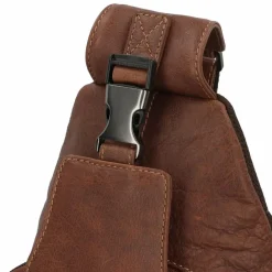 New Jack Kinsky Porto 12 Umhängetasche Leder 38 cm cognac
