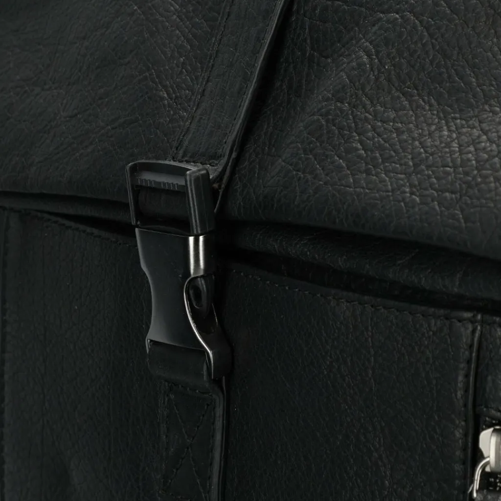 Jack Kinsky Lederrucksäcke|Daypacks<Porto Daypack Leder 43 cm Laptopfach schwarz