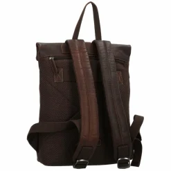 Jack Kinsky Lederrucksäcke|Daypacks<Porto Daypack Leder 37 cm Laptopfach mokka