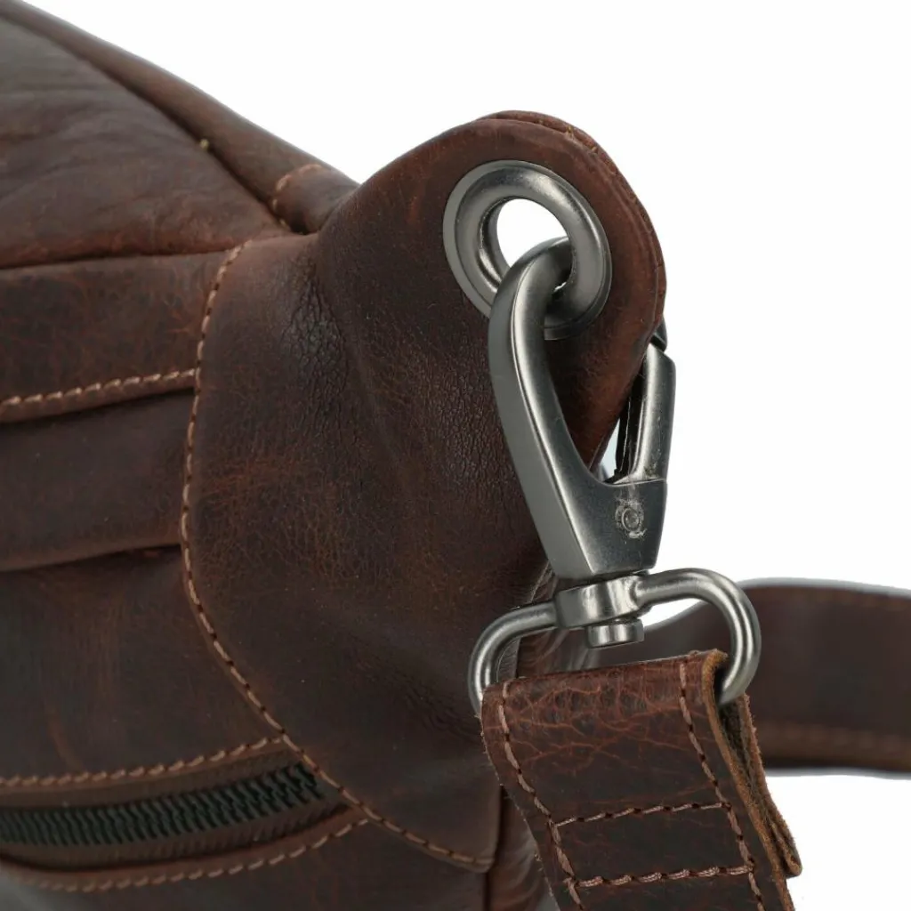 Sale Jack Kinsky Porto Gürteltasche Leder 30 cm mokka