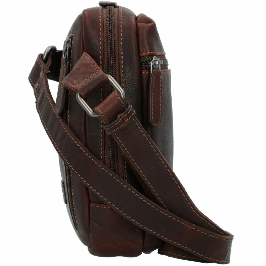 Jack Kinsky Porto Umhängetasche Leder 20 cm