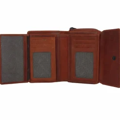 Hot Jack Kinsky Risör Geldbörse RFID Schutz Leder 14 cm cognac