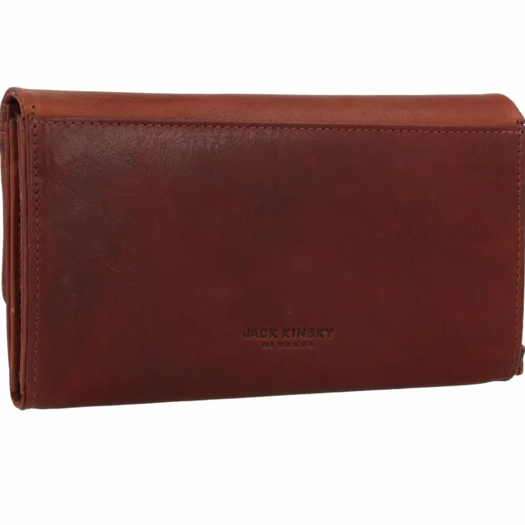 Damen Jack Kinsky Risör Geldbörse RFID Schutz Leder 19 cm