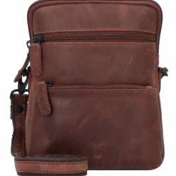 Jack Kinsky Risör Umhängetasche Leder 15.5 cm cognac