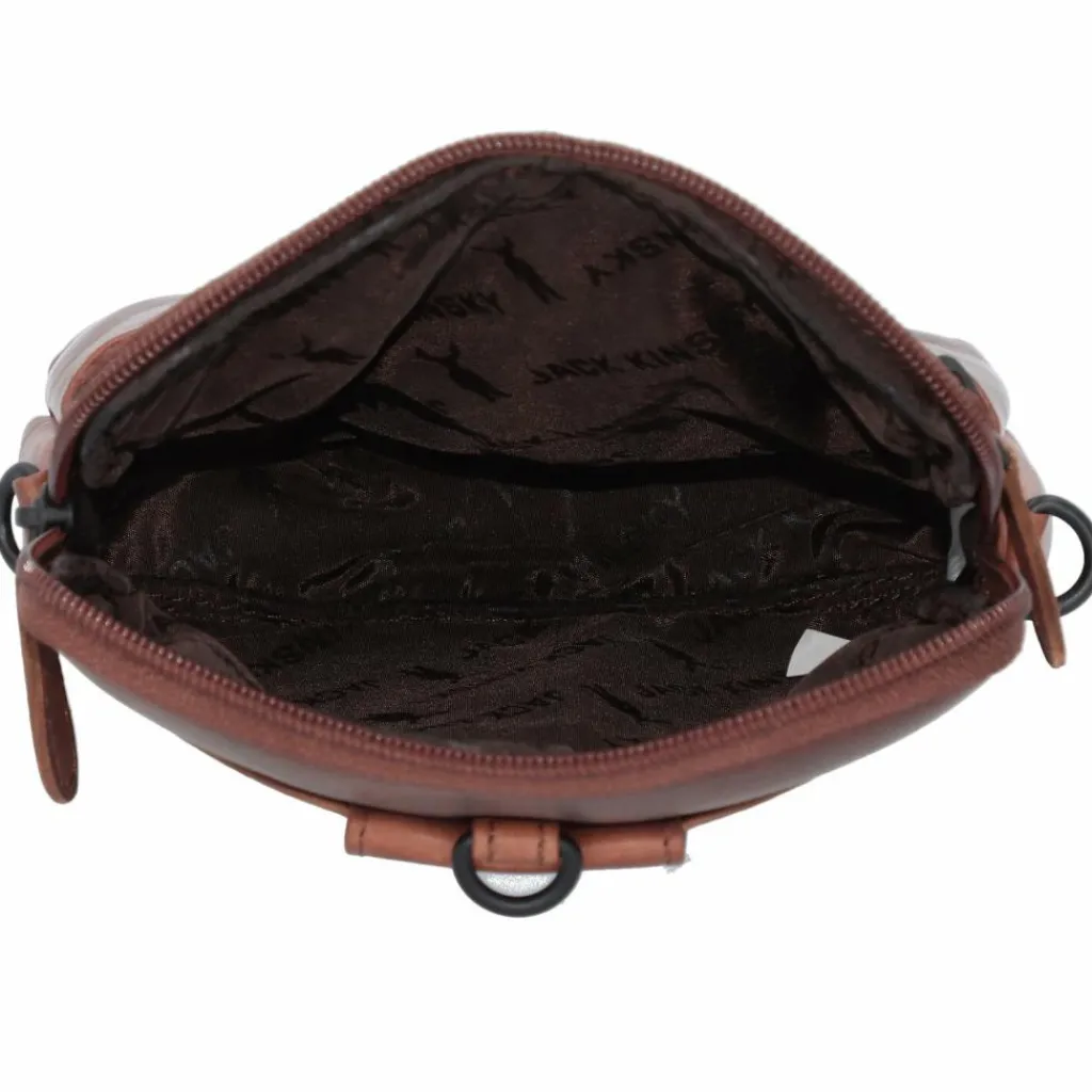 Jack Kinsky Risör Umhängetasche Leder 15.5 cm cognac