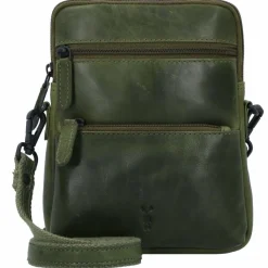 Jack Kinsky Umhängetaschen<Risör Umhängetasche Leder 15.5 cm grün