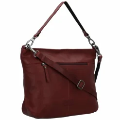 Jack Kinsky Schultertaschen<Schultertasche Leder 33 cm rot