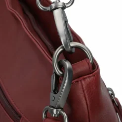 Jack Kinsky Schultertaschen<Schultertasche Leder 33 cm rot