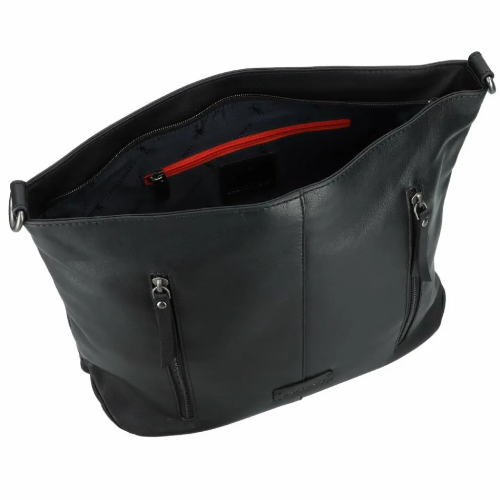 Jack Kinsky Schultertasche Leder 33 cm