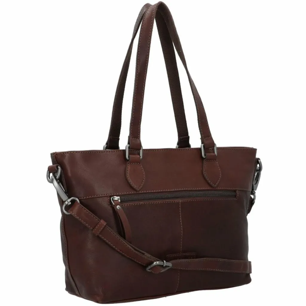 Jack Kinsky Schultertasche Leder 27 cm