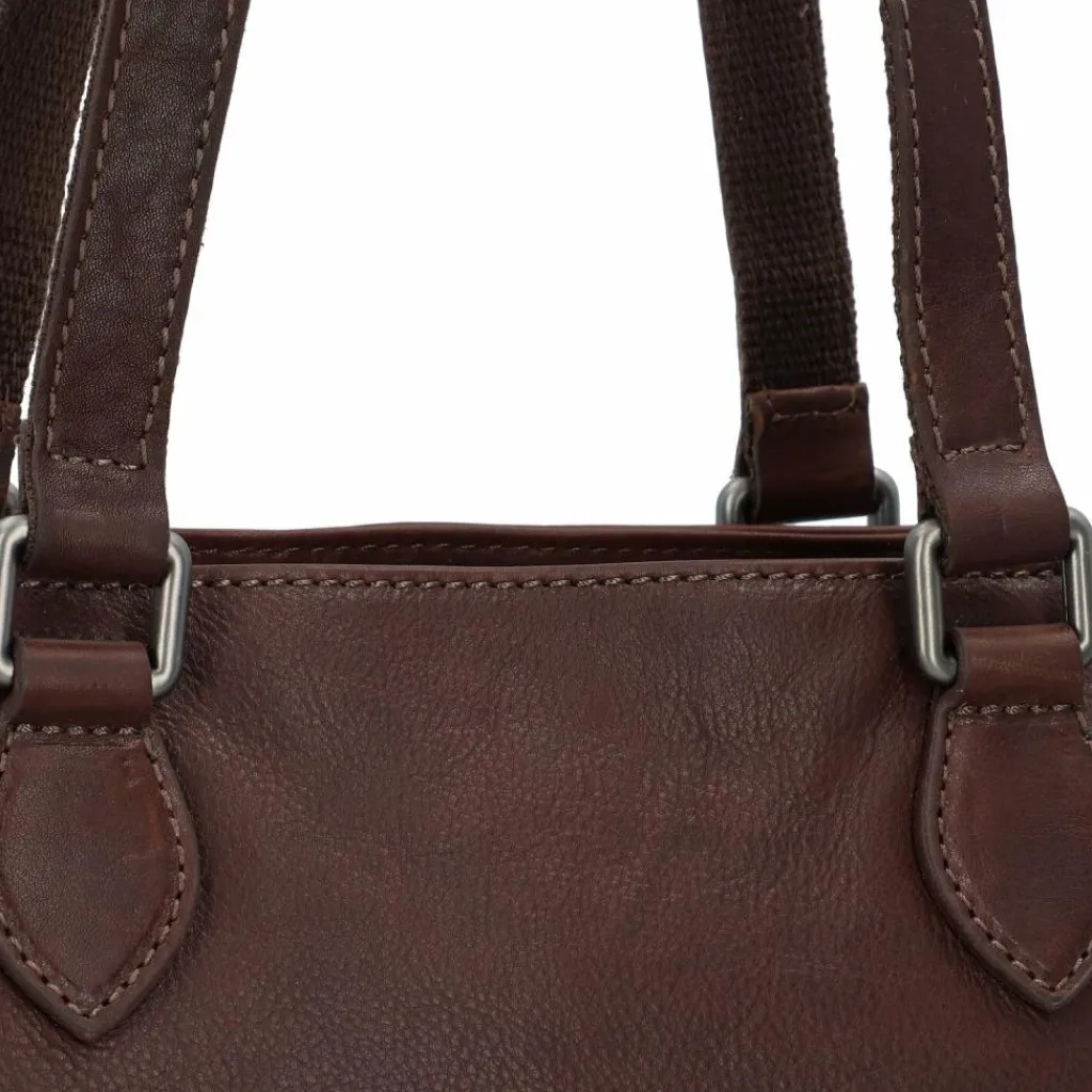 Jack Kinsky Schultertasche Leder 27 cm
