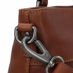 Jack Kinsky Schultertaschen<Schultertasche Leder 27 cm cognac