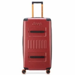 Hot Jeep JH002B 4 Rollen Trolley 80 cm mit Dehnfalte chili pepper red