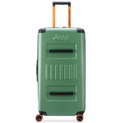 Jeep Hartgepäck|4-Rollen Koffer<JH002B 4 Rollen Trolley 80 cm mit Dehnfalte elm green