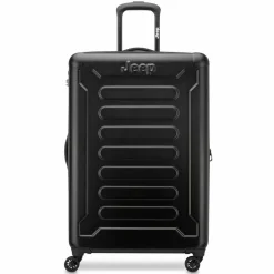 Outlet Jeep JH004C 4 Rollen Trolley 75 cm mit Dehnfalte black