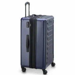 Jeep 4-Rollen Koffer|Hartgepäck<JH004C 4 Rollen Trolley 75 cm mit Dehnfalte blue