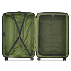 Jeep 4-Rollen Koffer|Hartgepäck<JH004C 4 Rollen Trolley 75 cm mit Dehnfalte blue