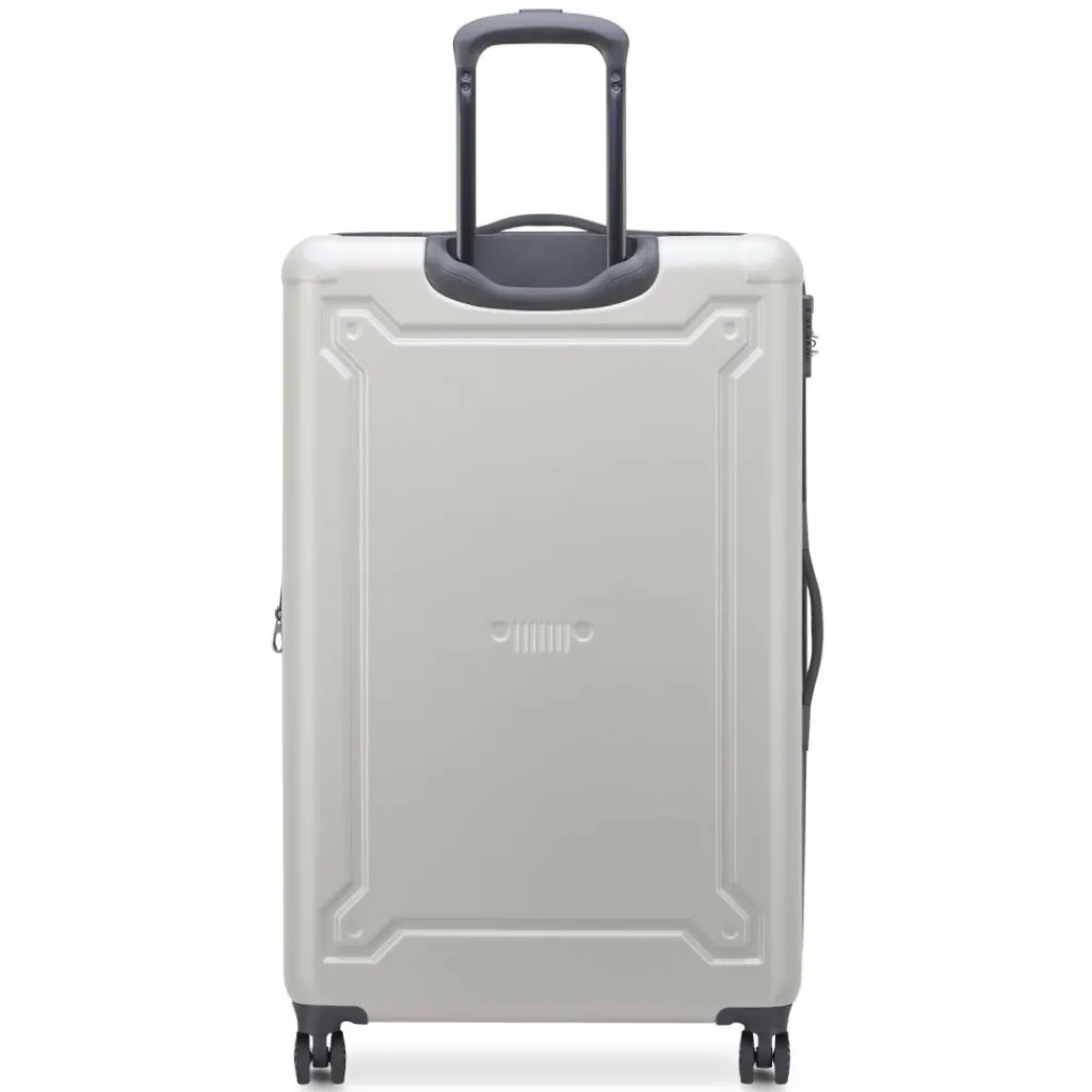 Jeep 4-Rollen Koffer|Hartgepäck<JH004C 4 Rollen Trolley 80 cm mit Dehnfalte grey