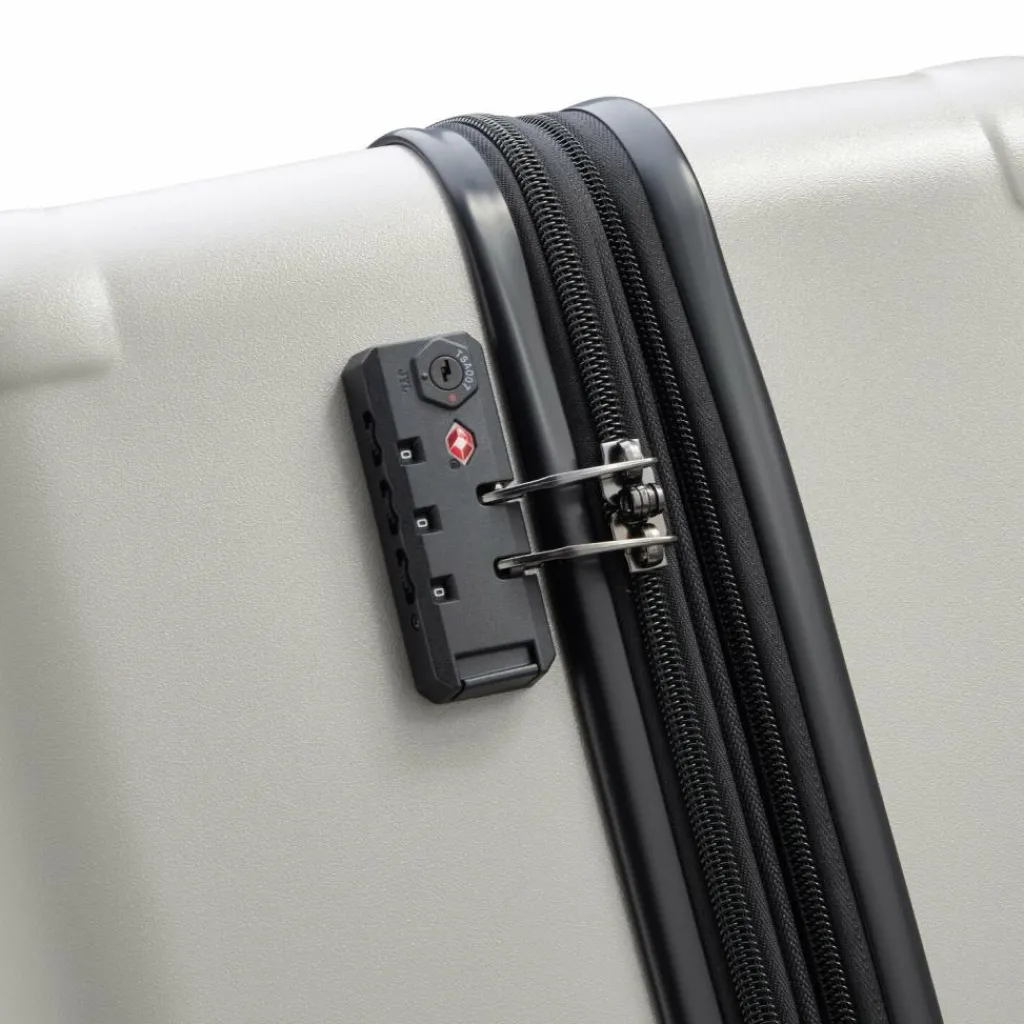 Jeep 4-Rollen Koffer|Hartgepäck<JH004C 4 Rollen Trolley 80 cm mit Dehnfalte grey