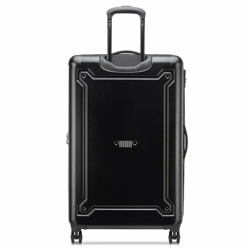 Discount Jeep JH004C 4 Rollen Trolley 80 cm mit Dehnfalte black