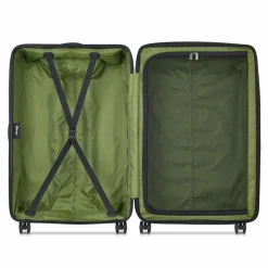 Discount Jeep JH004C 4 Rollen Trolley 80 cm mit Dehnfalte black