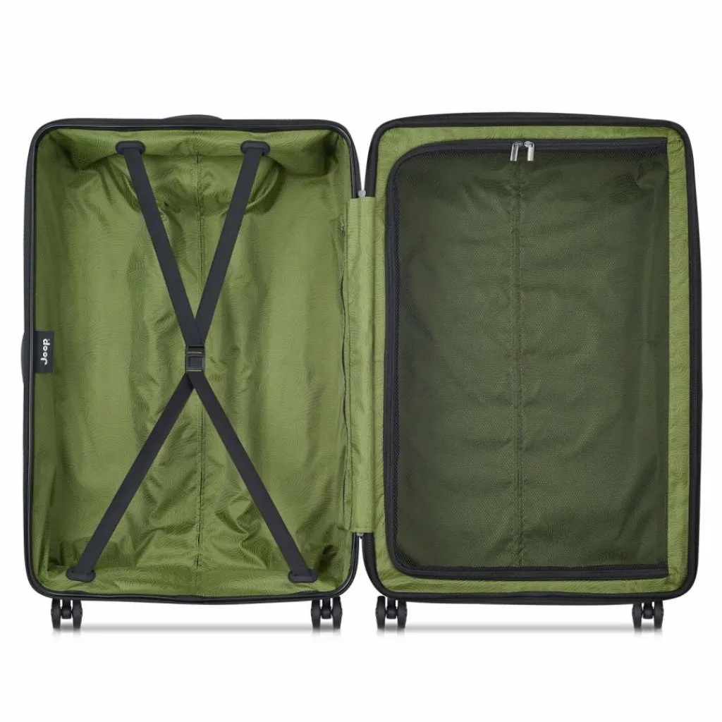 Discount Jeep JH004C 4 Rollen Trolley 80 cm mit Dehnfalte black