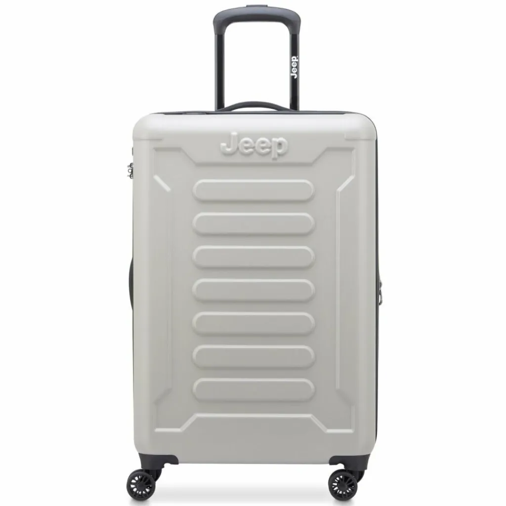 Discount Jeep JH004C 4 Rollen Trolley 68 cm mit Dehnfalte grey