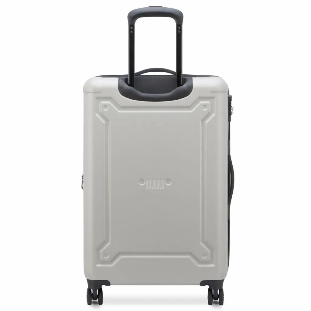 Discount Jeep JH004C 4 Rollen Trolley 68 cm mit Dehnfalte grey
