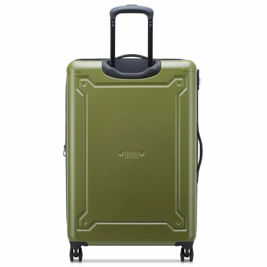 Best Jeep JH004C 4 Rollen Trolley 75 cm mit Dehnfalte avocade green