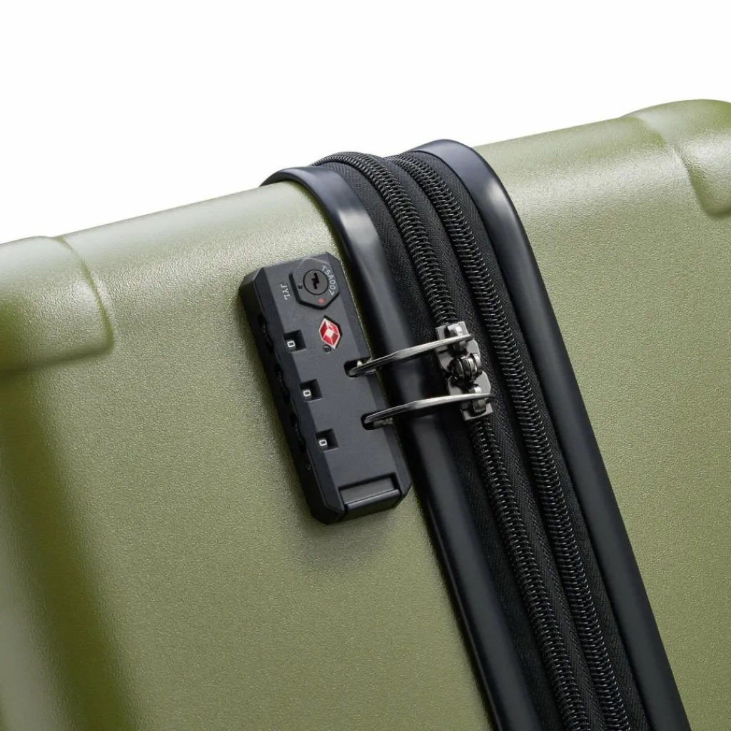 Best Jeep JH004C 4 Rollen Trolley 75 cm mit Dehnfalte avocade green