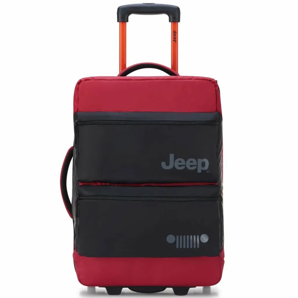 Jeep 2-Rollen Kabinentrolleys|Weichgepäck<JS006B 2 Rollen Kabinentrolley 55 cm chili pepper red