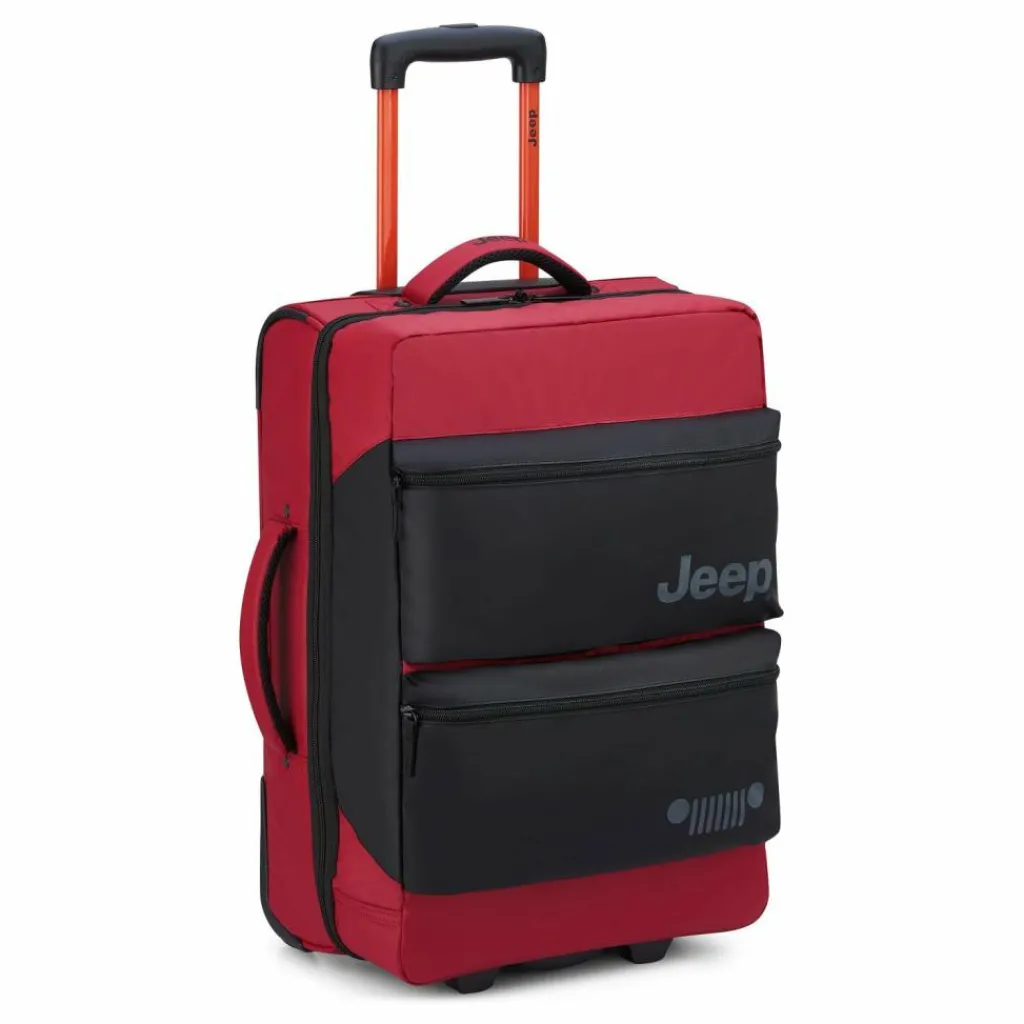 Jeep 2-Rollen Kabinentrolleys|Weichgepäck<JS006B 2 Rollen Kabinentrolley 55 cm chili pepper red