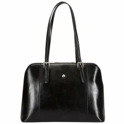 Sale Jekyll & Hide Madrid Schultertasche RFID Schutz Leder 39 cm Laptopfach black