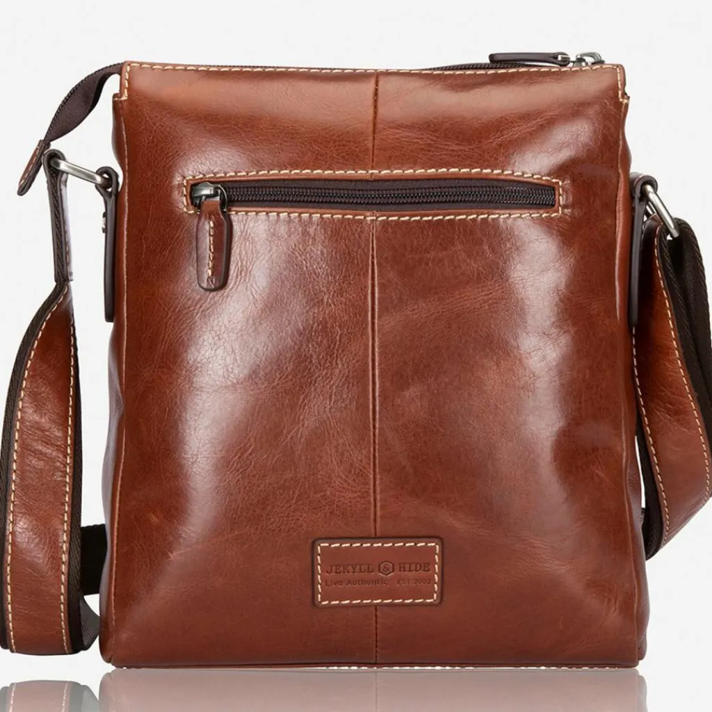 New Jekyll & Hide Oxford Umhängetasche Leder 29 cm braun
