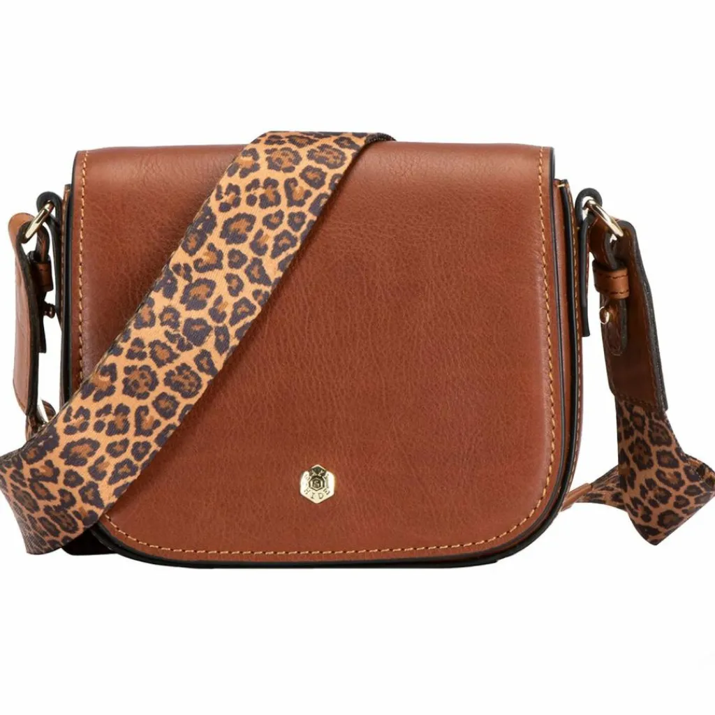 Jekyll & Hide Schultertaschen<Paris Schultertasche Leder 22 cm braun