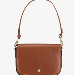 Jekyll & Hide Schultertaschen<Paris Schultertasche Leder 22 cm braun