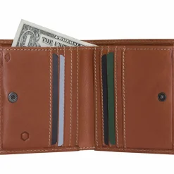 New Jekyll & Hide Roma Geldbörse RFID Leder 9,5 cm tan